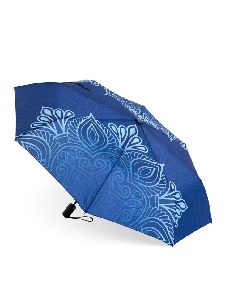 Lustiger Regenschirm Dunkles Mandala 3 Lustiger Regenschirm Dunkles Mandala