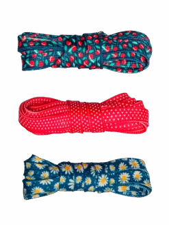 Schnürsenkel 3er-Pack Kirschen Und Gänseblümchen