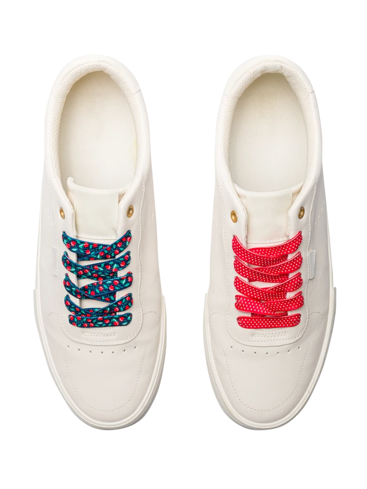 Schnürsenkel 3er-Pack Kirschen Und Gänseblümchen 5 Schnürsenkel 3er-Pack Kirschen Und Gänseblümchen – Bild 3