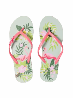 Lustige Flip-Flops Tropischer Flamingo