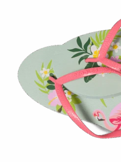 Lustige Flip-Flops Tropischer Flamingo -Dedoles D U F FF C PE 1588 3