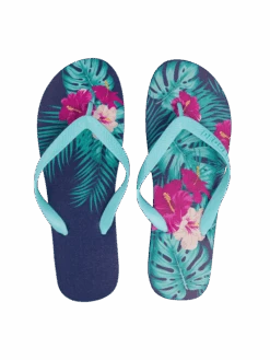Lustige Flip-Flops Tropisches Paradies