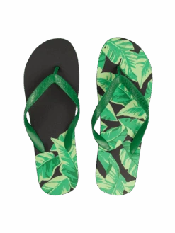 Lustige Flip-Flops Bananenblätter