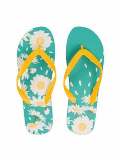 Lustige Flip-Flops Sommer-Gänseblümchen