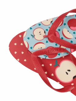 Lustige Flip-Flops Roter Apfel -Dedoles D U F FF C PE 1814 3