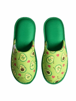 Lustige Hausschuhe Avocado-Liebe