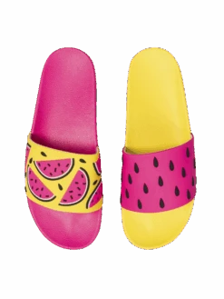 Lustige Pantoletten Saftige Wassermelone