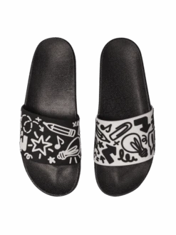 Lustige Pantoletten Kritzeleien