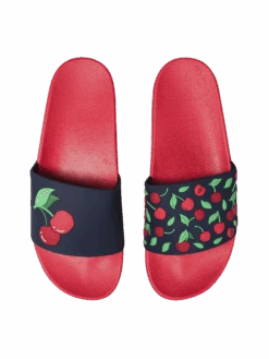 Lustige Pantoletten Süße Kirschen