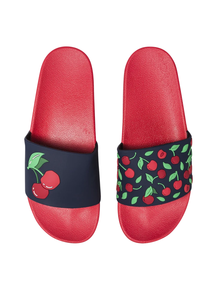 Lustige Pantoletten Süße Kirschen 3 Lustige Pantoletten Süße Kirschen