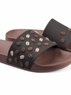 Lustige Pantoletten Schwarzer Kaffee -Dedoles D U F SD C PVC 1609 3