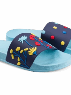 Lustige Pantoletten Aquarell-Blumen -Dedoles D U F SD C PVC 1797 3