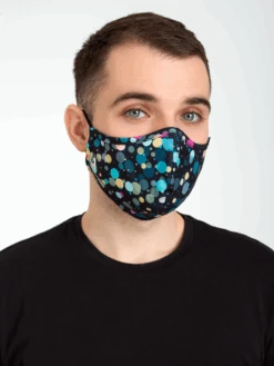 Lustige Antibakterielle Gesichtsmaske Regenlichter - Größe „Groß“ -Dedoles D U GFT AC AFM C 001 ONE 3