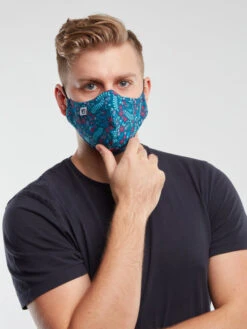 Lustige Antibakterielle Gesichtsmaske Geheimer Garten - Größe „Groß“ -Dedoles D U GFT AC AFM C 081 ONE 1