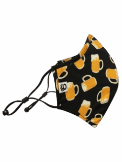 Lustige Antibakterielle Gesichtsmaske Bier Vom Fass - Größe „Groß“