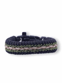 Mehrfarbiges Paracord-Armband Railway