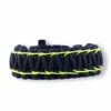 Gelbes Und Schwarzes Paracord-Armband Biker