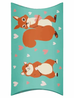 Ovale Geschenkbox Hamster Und Eichhörnchen