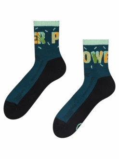 Lustige Funktionelle Crewsocken Power