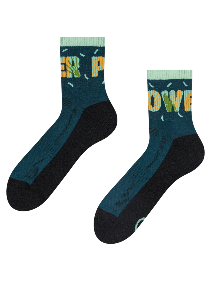 Lustige Funktionelle Crewsocken Power 3 Lustige Funktionelle Crewsocken Power