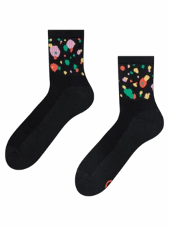 Lustige Funktionelle Crewsocken Bunte Tropfen