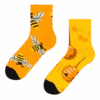 Lustige Crewsocken Fleißige Bienen