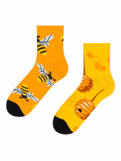 Lustige Crewsocken Fleißige Bienen