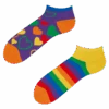 Lustige Knöchelsocken Bunte Liebe