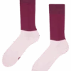 Burgunderrote Und Rosa Socken Gleichgewicht