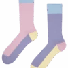 Pastellviolette Socken Dreifarbig -Dedoles D U SC RS B C 1237