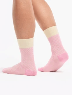 Pastellrosa Jacquard-Socken -Dedoles D U SC RS C B 1193 3