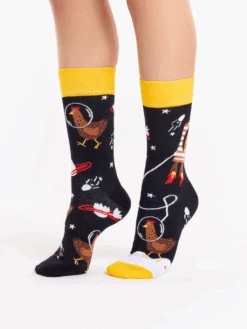Lustige Socken Hühner-Astronaut -Dedoles D U SC RS C C 1743 2