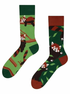 Lustige Socken Roter Panda