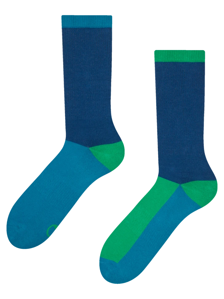 Blaue Und Grüne Sportsocken 3 Blaue Und Grüne Sportsocken