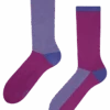 Violette Und Blaue Sportsocken