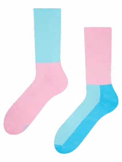 Rosa Und Blaue Sportsocken