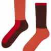 Braune Und Rote Sportsocken