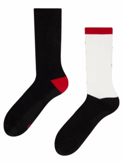 Schwarze Und Weiße Sportsocken