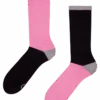 Schwarze Und Rosa Sportsocken