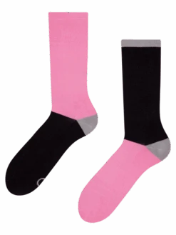 Schwarze Und Rosa Sportsocken