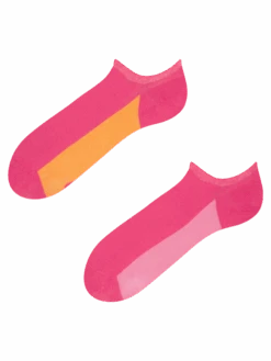 Himbeerrosa Sneakersocken Süßigkeiten