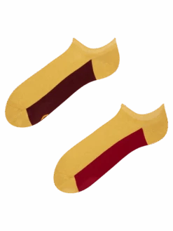 Senfgelbe Sneakersocken Süßigkeiten