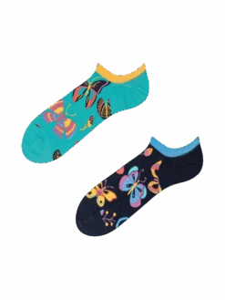 Lustige Sneakersocken Schmetterlinge