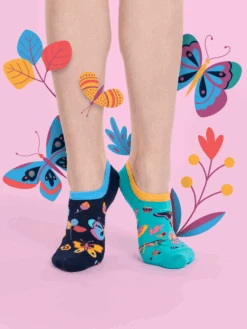 Lustige Sneakersocken Schmetterlinge -Dedoles D U SC SS C C 127 6 1