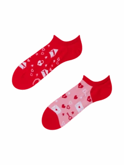 Lustige Sneakersocken Liebesbriefe