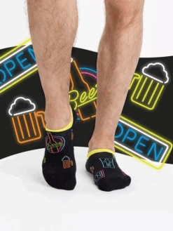 Lustige Sneakersocken Neon-Bier -Dedoles D U SC SS C C 1369 4