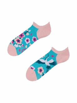 Lustige Sneakersocken Sakura Und Reiher