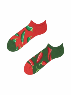 Lustige Sneakersocken Chilischoten