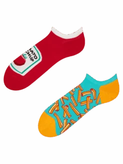 Lustige Sneakersocken Pommes Mit Ketchup