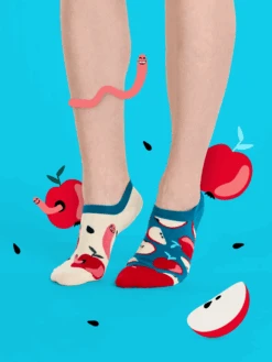 Lustige Sneakersocken Roter Apfel 11 Lustige Sneakersocken Roter Apfel -Dedoles D U SC SS C C 1814 6